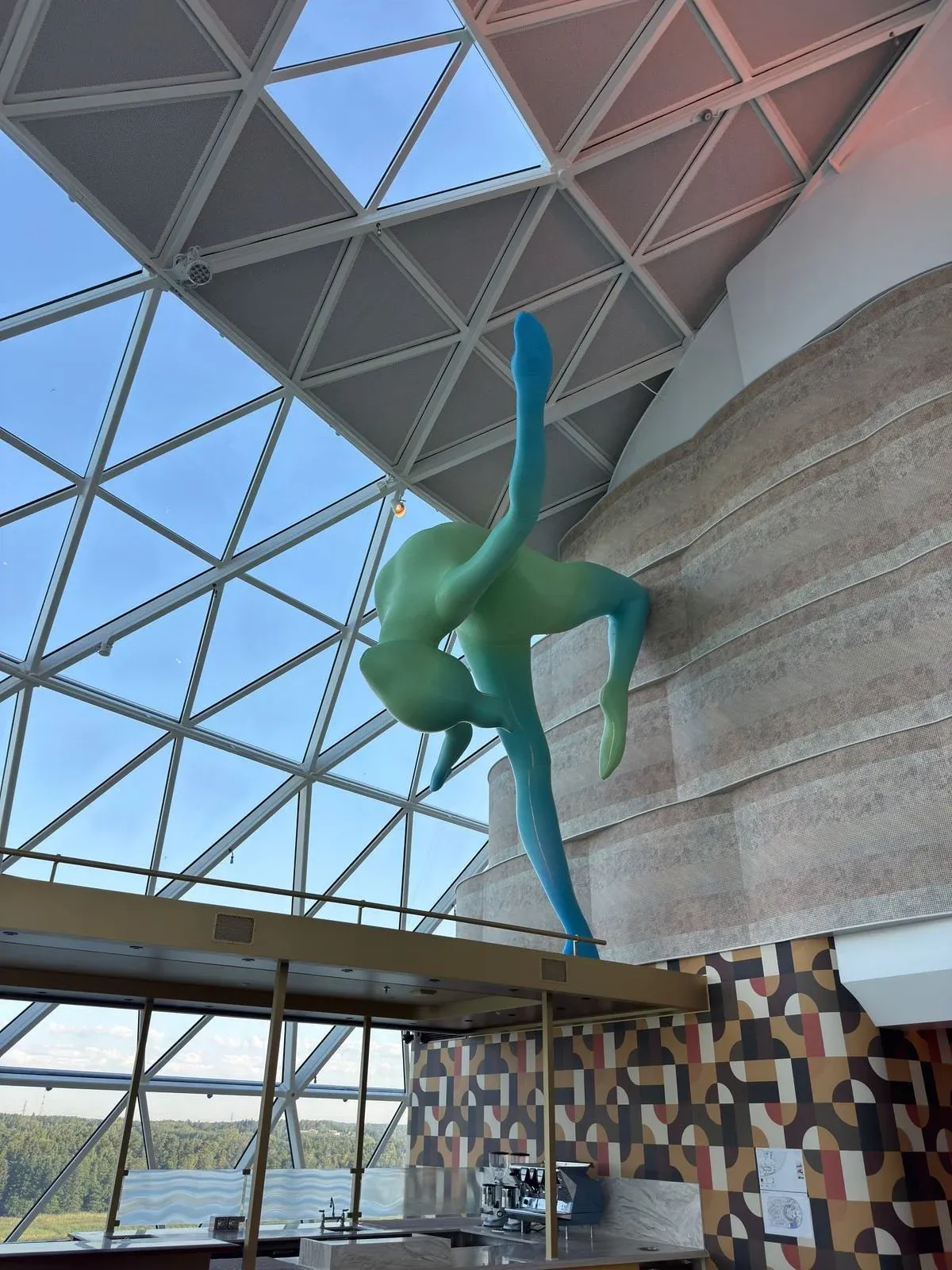 The Star during assembly