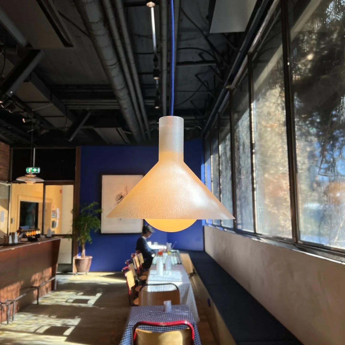 The lamp in the bar