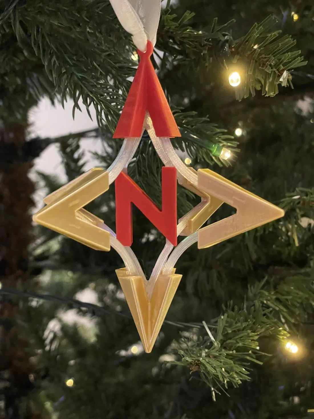 Logo-based Christmas ornament